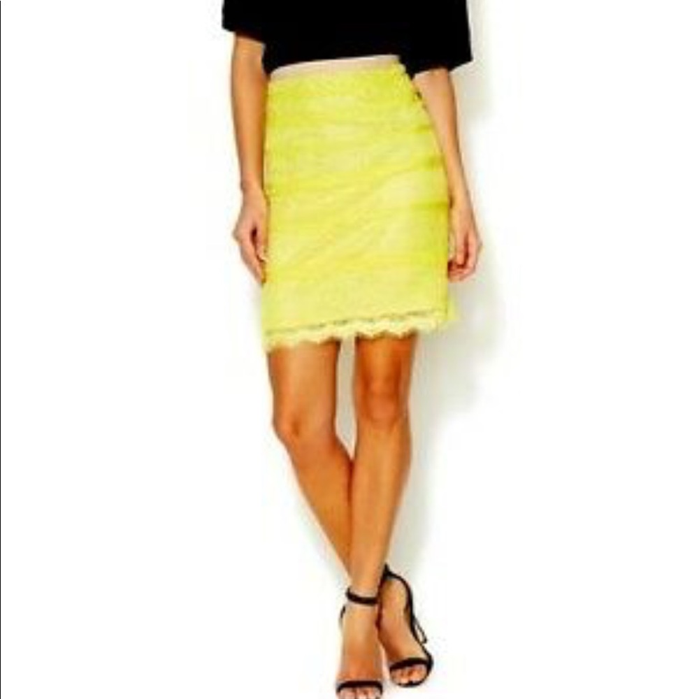 BCBG Lace Jocelyn Pencil Skirt. Size Small. NWT